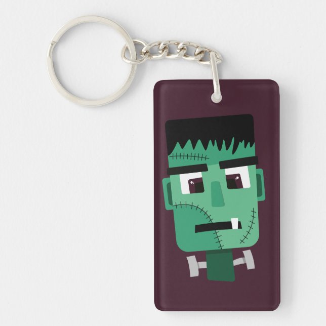 Frankenstein Monster's Head Key Ring (Front)
