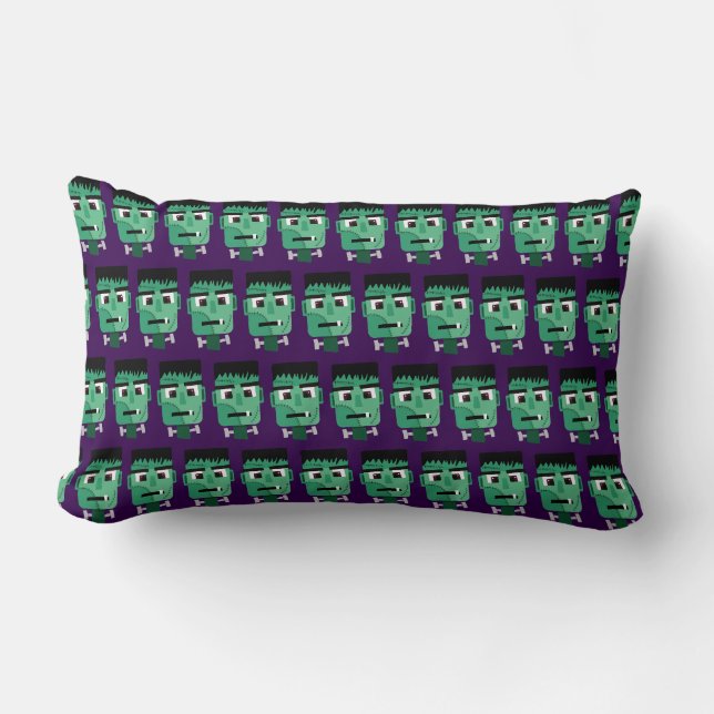 Frankenstein Monster's Head Lumbar Cushion (Front)