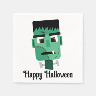 Frankenstein Monster's Head Napkin