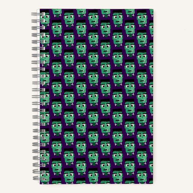 Frankenstein Monster's Head Notebook (Front)