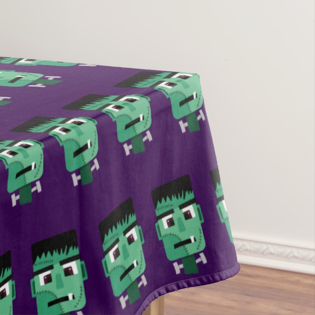 Frankenstein Monster's Head Tablecloth (In Situ)