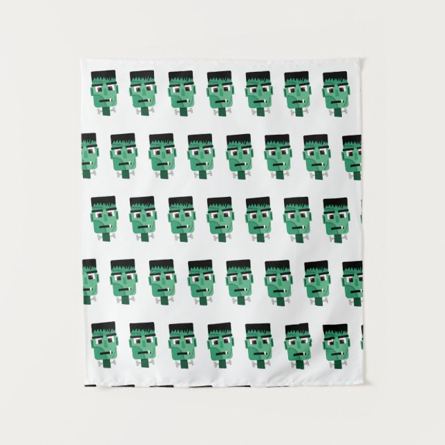 Frankenstein Monster's Head Tapestry (Front)