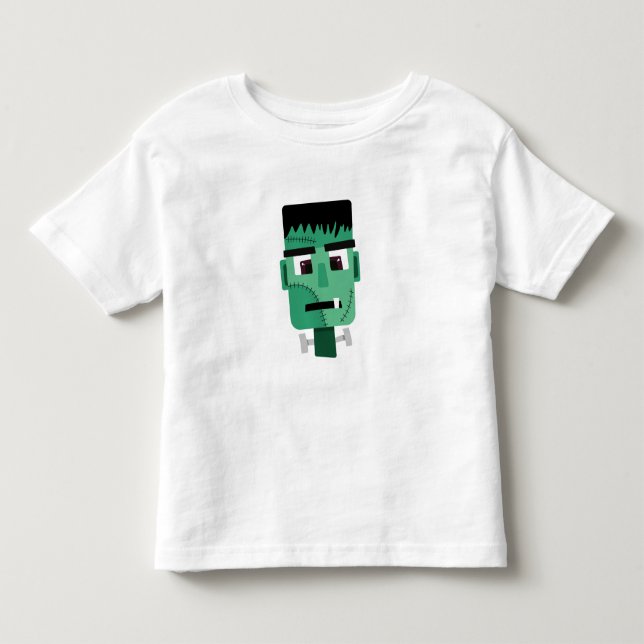 Frankenstein Monster's Head Toddler T-Shirt (Front)