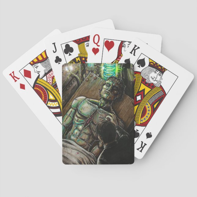 Frankenstein playing cards (Back)