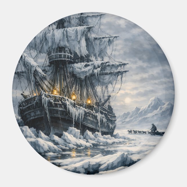 Frankenstein’s Arctic Pursuit by BurnsInHell Magnet (Front)
