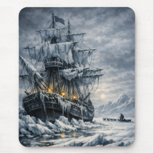 Frankenstein’s Arctic Pursuit by BurnsInHell Mouse Pad