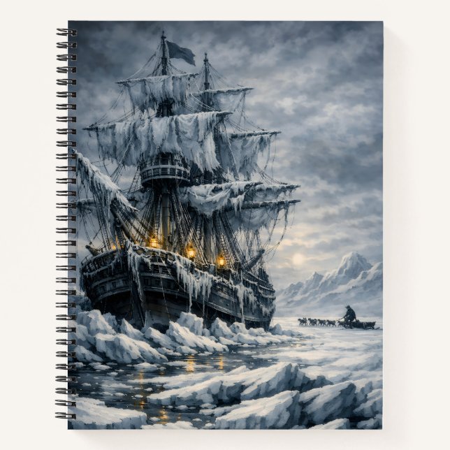 Frankenstein’s Arctic Pursuit by BurnsInHell Notebook (Front)