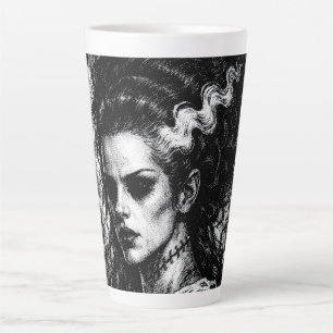 Frankenstein’s Bride — Resurrected by BurnsInHell Latte Mug