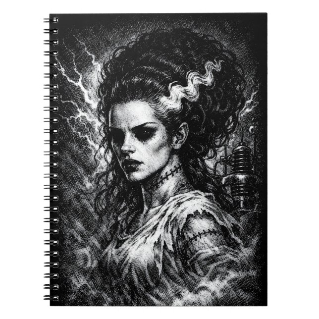 Frankenstein’s Bride — Resurrected by BurnsInHell Notebook (Front)