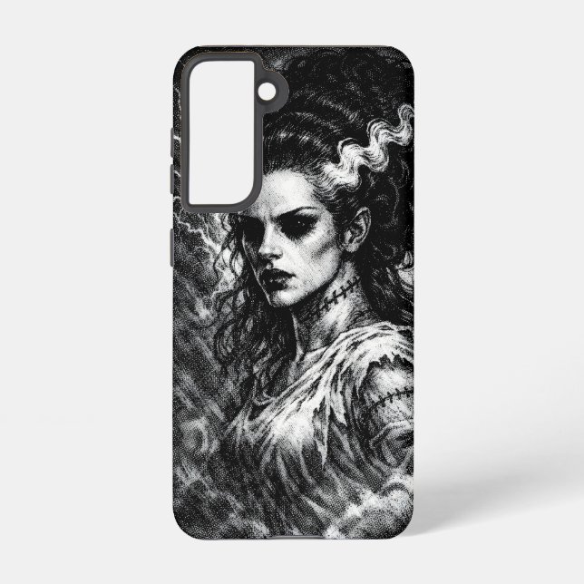 Frankenstein’s Bride — Resurrected by BurnsInHell Samsung Galaxy S21 Case (Back)