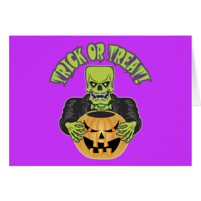 Frankenstein Skull (Front Horizontal)