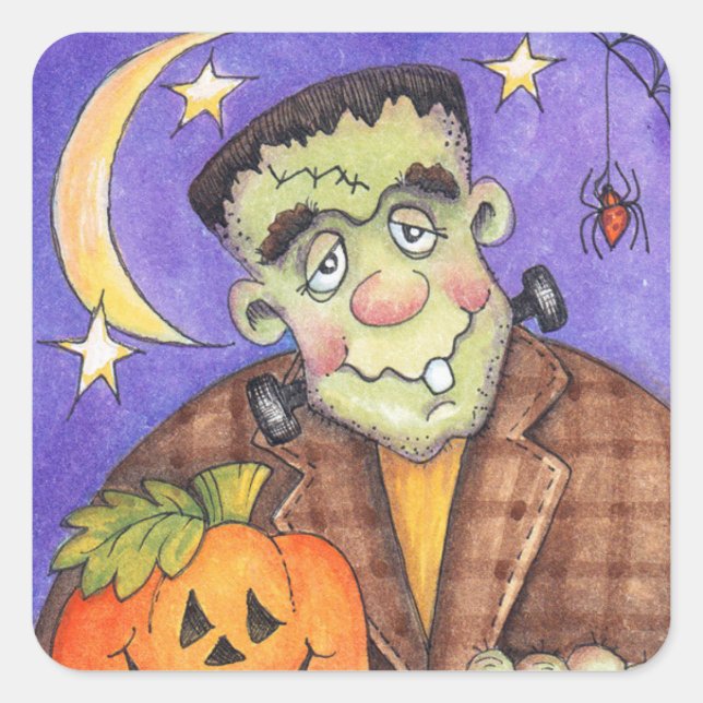 Frankenstein Square Sticker (Front)