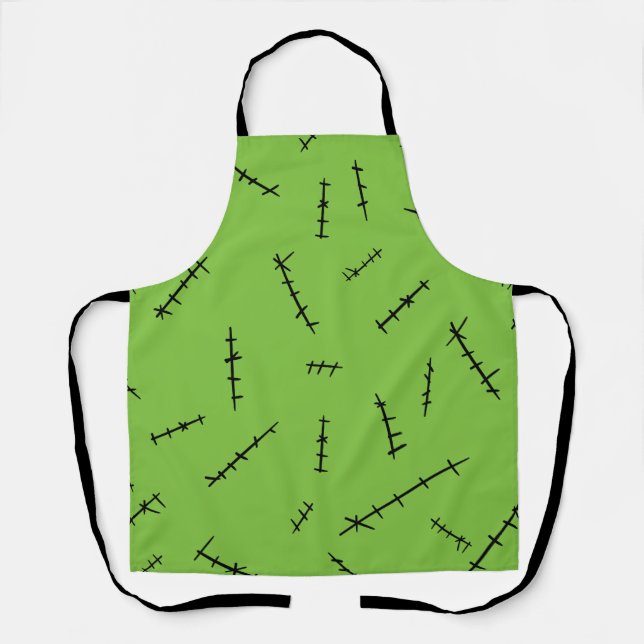 Frankenstein Stitches Apron (Front)