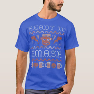 Frankenstein T Ready to Smash Funny Halloween T-Shirt