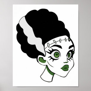 Frankenstein's Bride Monster Halloween Costume 1 Poster