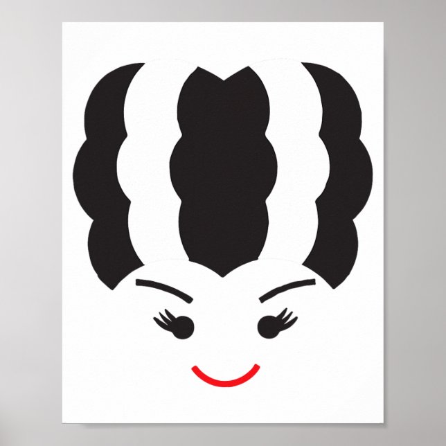 Frankenstein's Bride Monster Halloween Costume 2  Poster (Front)