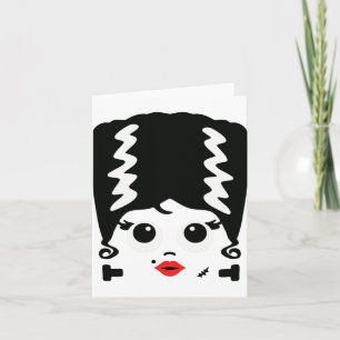 Frankenstein's Bride Monster Halloween Costume  Card