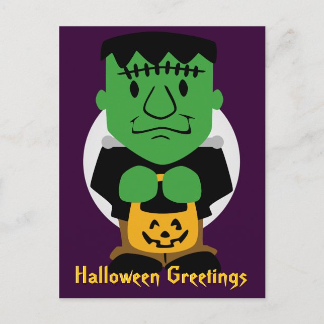 Frankenstein's Monster Postcard (Front)