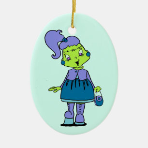 Frankenstina Ceramic Tree Decoration