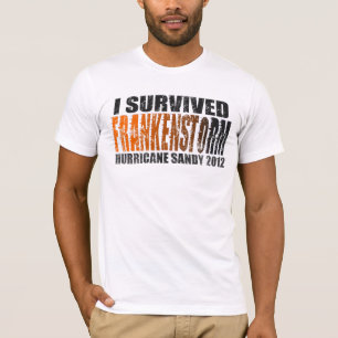 FRANKENSTORM Hurricane Sandy 2012 Distressed Shirt