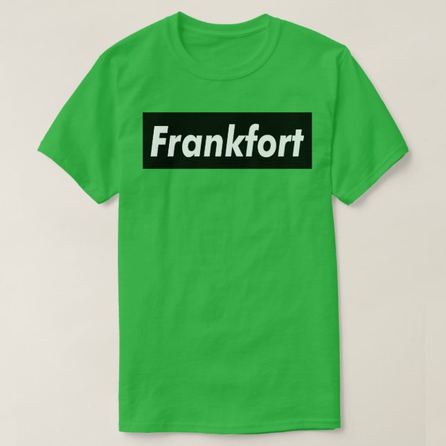 Frankfort Meat Brown T-Shirt (Design Front)