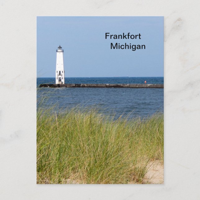 Frankfort Michigan Postcard (Front)