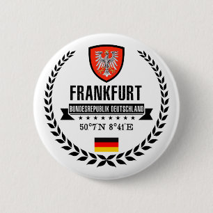 Frankfurt 6 Cm Round Badge
