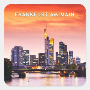 Frankfurt am Main 02C Square Sticker