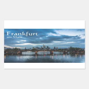 Frankfurt am Main Germany Rectangular Sticker
