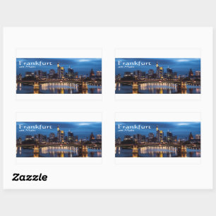 Frankfurt am Main Germany Rectangular Sticker
