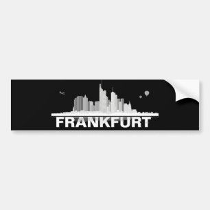 Frankfurt City Skyline Autosticker / Sticker
