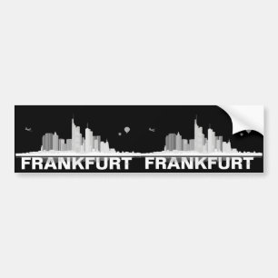Frankfurt City Skyline Autosticker / Sticker