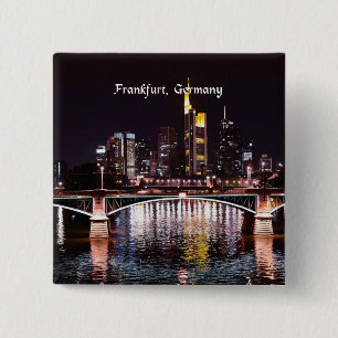 Frankfurt, Germany 15 Cm Square Badge