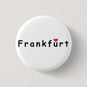 Frankfurt Germany 3 Cm Round Badge