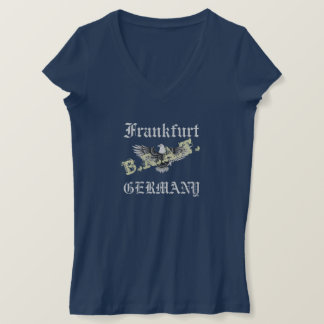 FRANKFURT, GERMANY, BRAT, TEE, EAGLE, BLUE T-Shirt