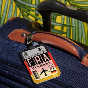 Frankfurt Germany Luggage Tag