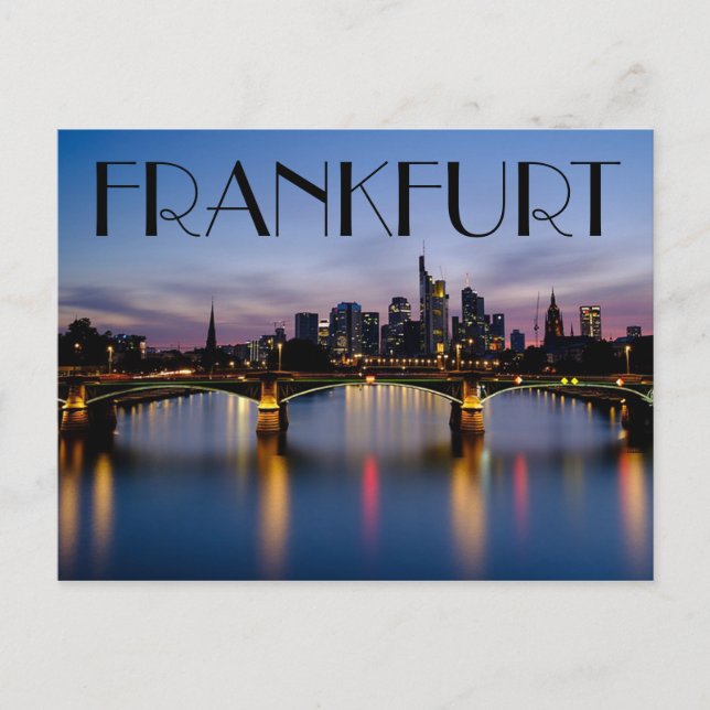 Frankfurt Germany Postcard (Front)