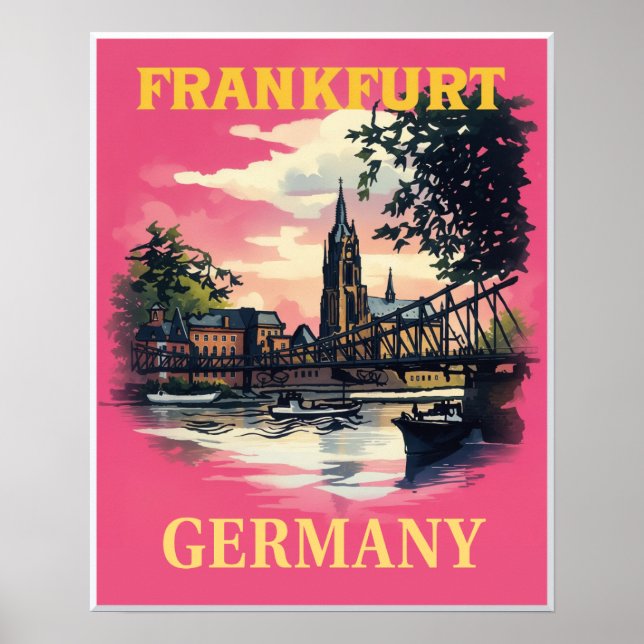 Frankfurt, Germany Poster  (Front)