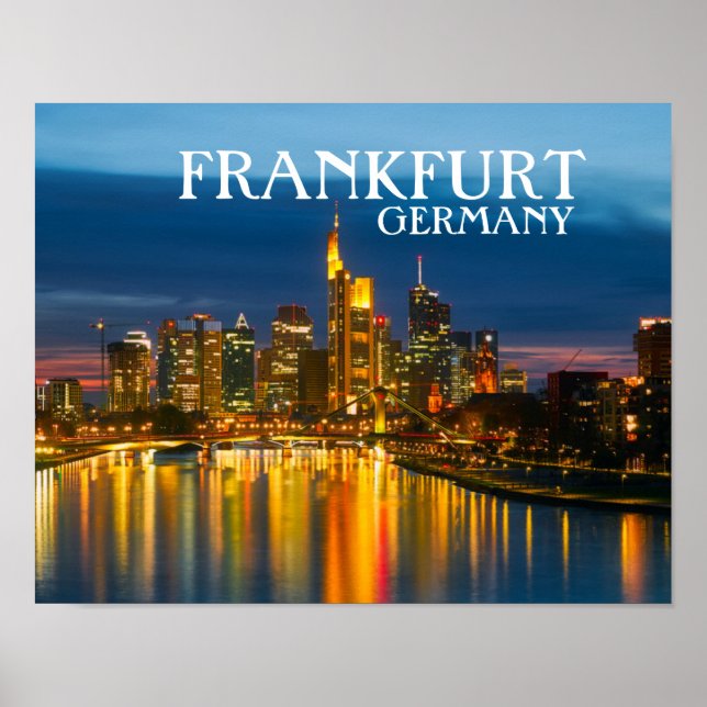 Frankfurt Germany Poster (Front)