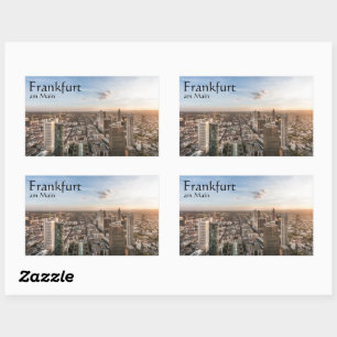 Frankfurt Germany Souvenir Rectangular Sticker