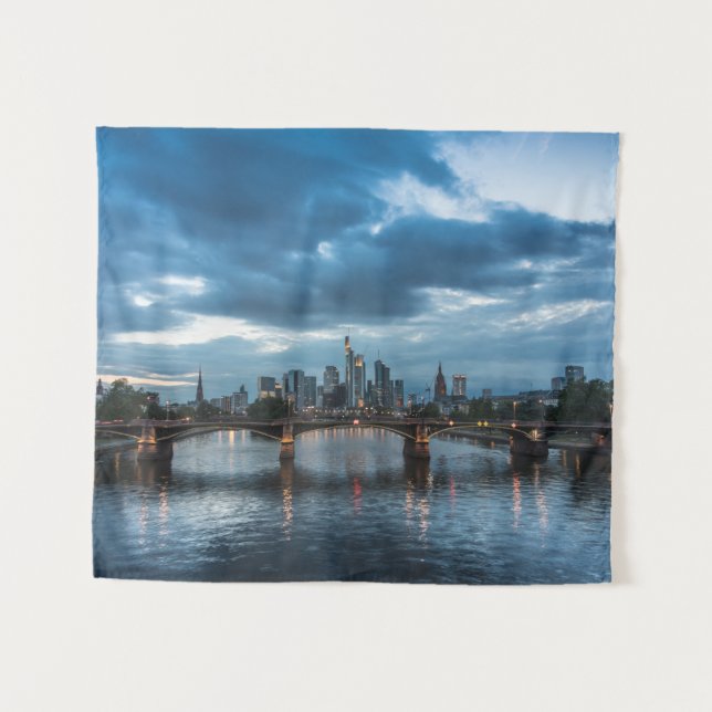 Frankfurt Germany Tapestry (Front (Horizontal))