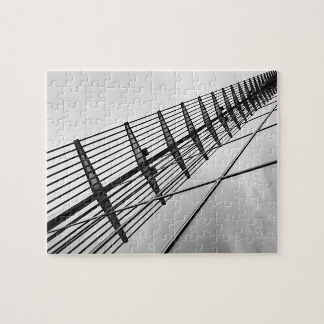 Frankfurt Germany, Terminal Exterior Jigsaw Puzzle (Horizontal)
