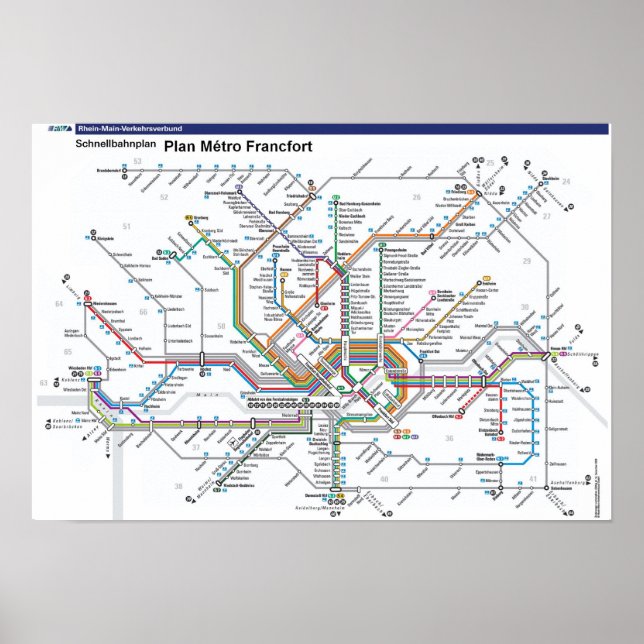 Frankfurt Metro Poster (Front)
