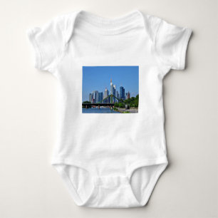 Frankfurt skyline baby bodysuit