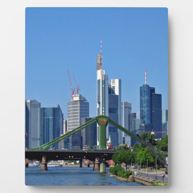 Frankfurt skyline plaque (Front)