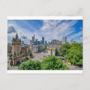 Frankfurt Skyline Postcard