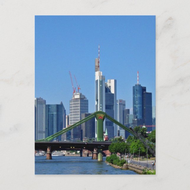 Frankfurt skyline postcard (Front)
