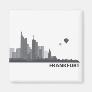 Frankfurt Skyline refrigerator Magnet