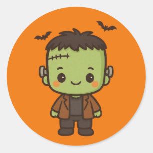 Frankie Boo Classic Round Sticker