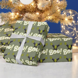 Frankie - Frankenstein Monster Halloween BOO Wrapping Paper